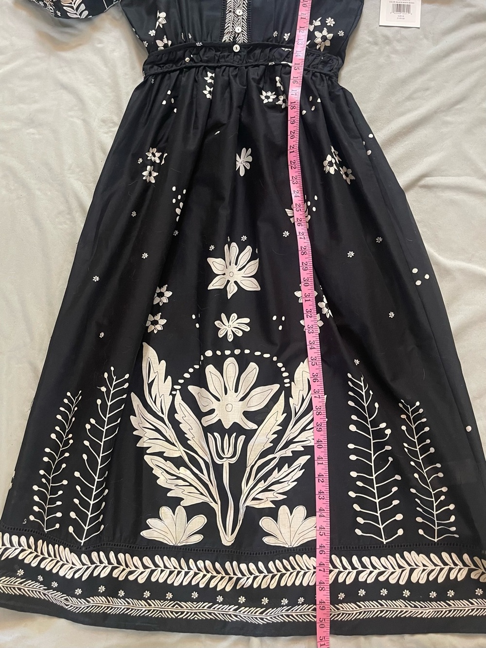 Ellen Tracy ✨ 
Boho Chic Women's Printed Puff Sleeve Maxi Dress - Picture 15 of 16